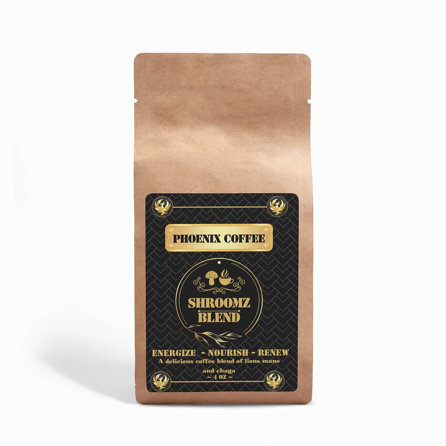 Mushroom Coffee Fusion - Lion’s Mane & Chaga 4oz