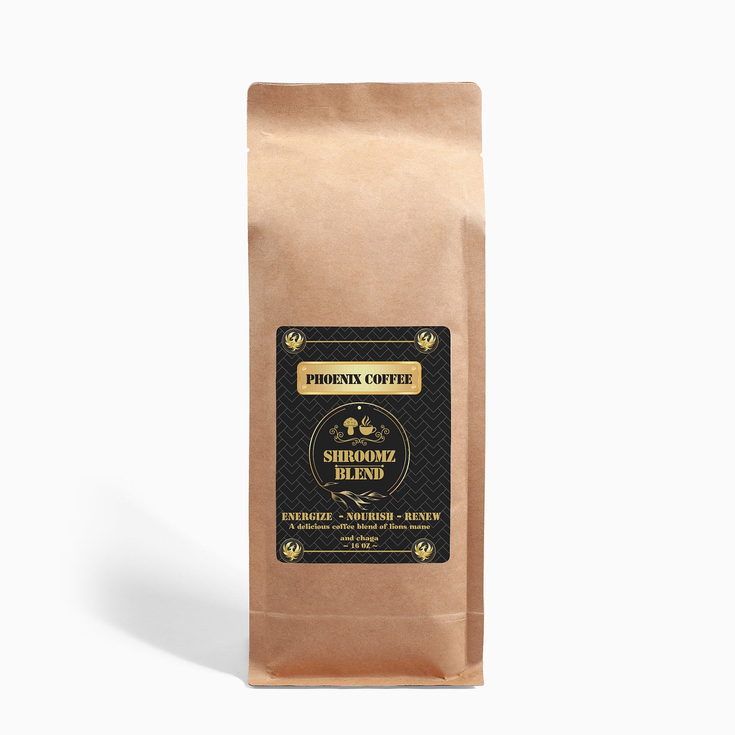 Mushroom Coffee - Lion’s Mane & Chaga 16oz